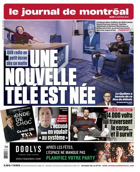 le journal de montréal actualités.